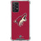NHL Arizona Coyotes Solid Background Galaxy A72 5G Clear Case